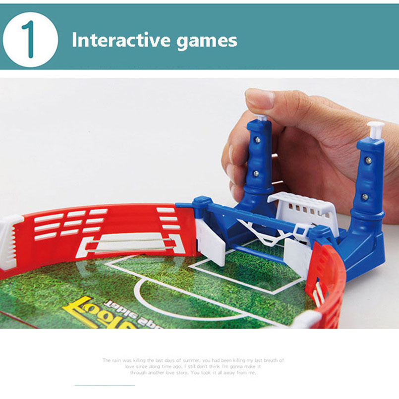 Tabletop Soccer Game, Portable Mini Football Kit