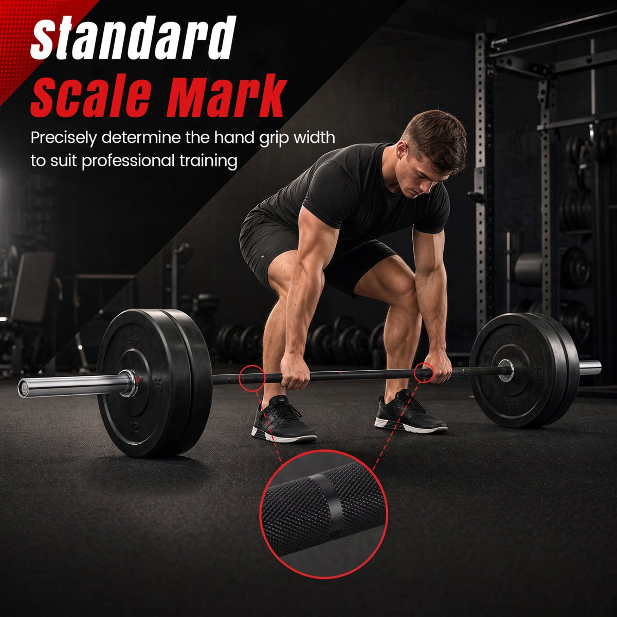 7ft Olympic Barbell, 2000 lb Capacity