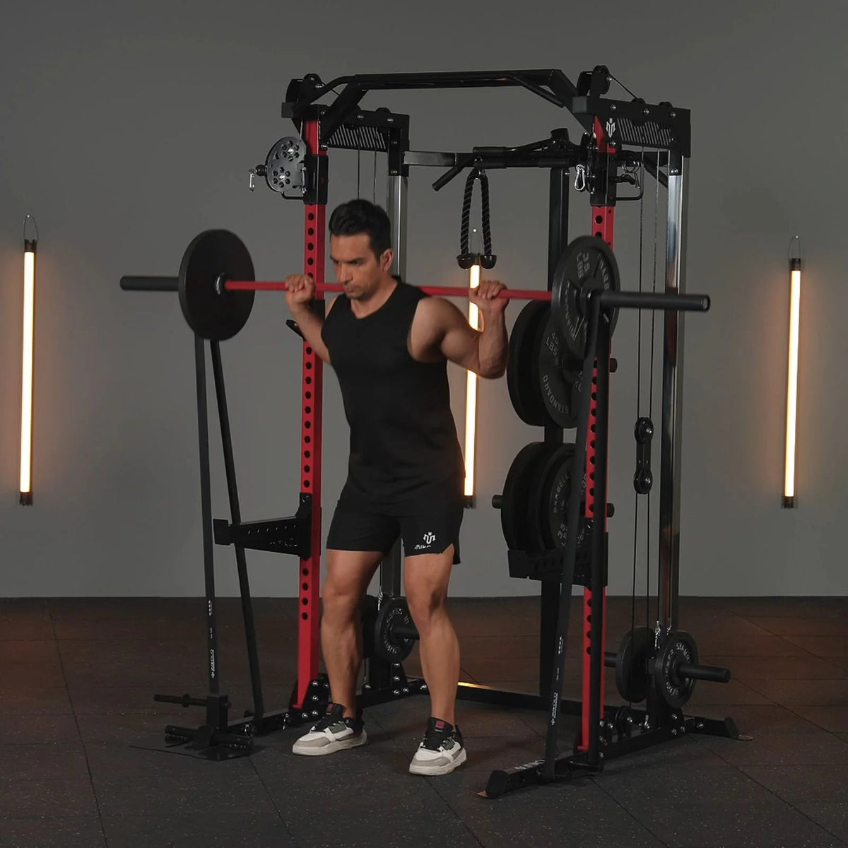 HR05 Plate-Loaded Half Rack Functional Trainer