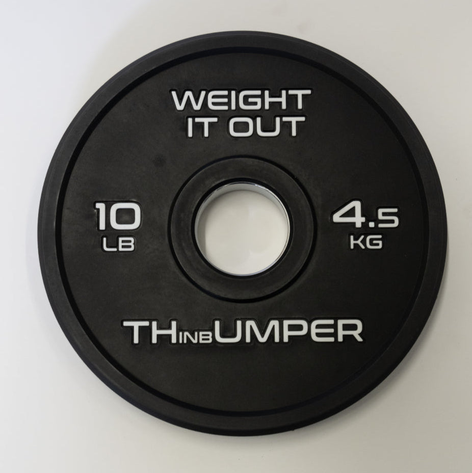 'Thumper' Thin Bumper Plates, Sold in Pairs