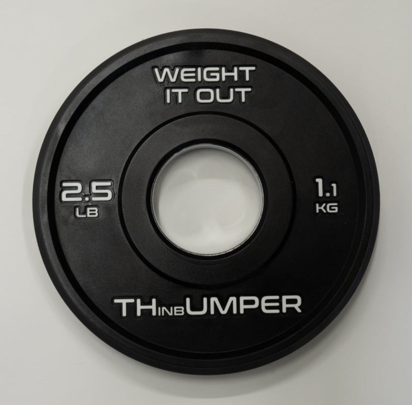 'Thumper' Thin Bumper Plates, Sold in Pairs