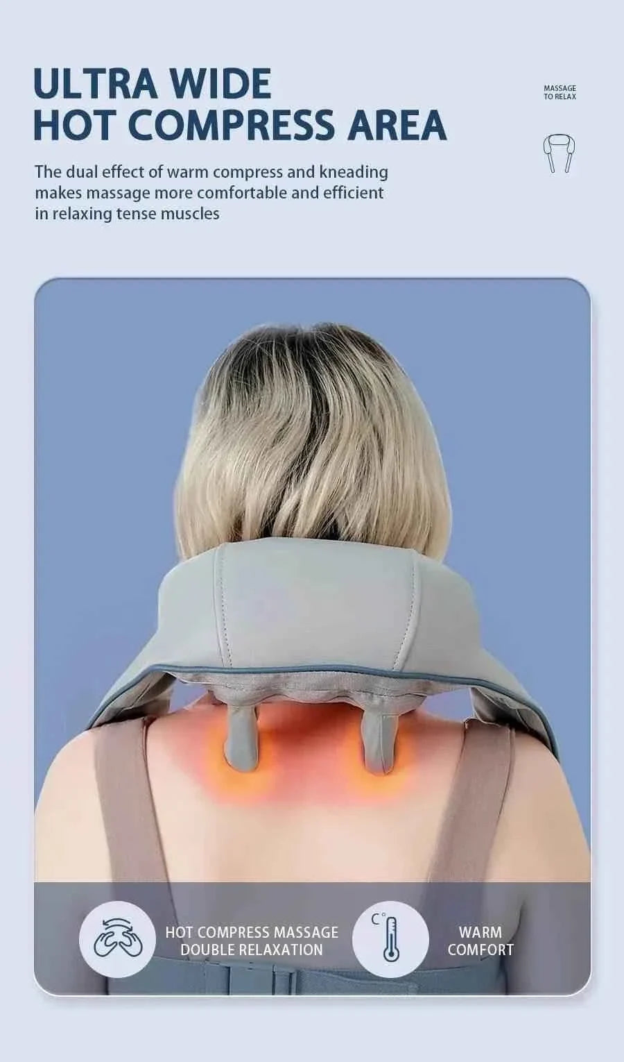 Smart Neck Massager, Multifunctional