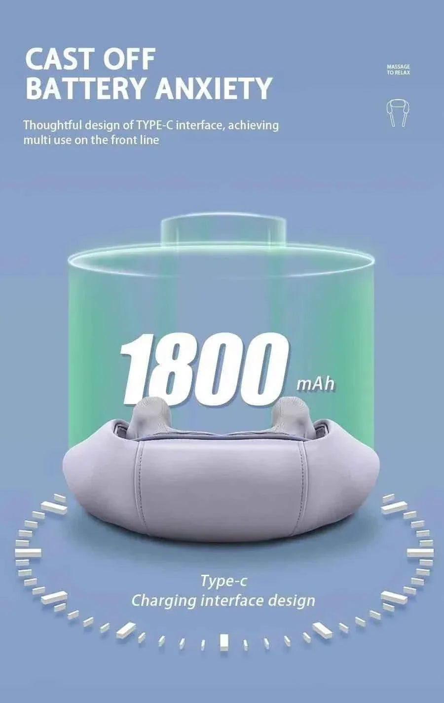 Smart Neck Massager, Multifunctional