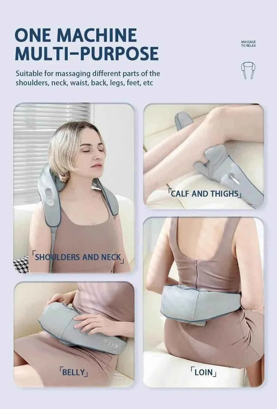 Smart Neck Massager, Multifunctional