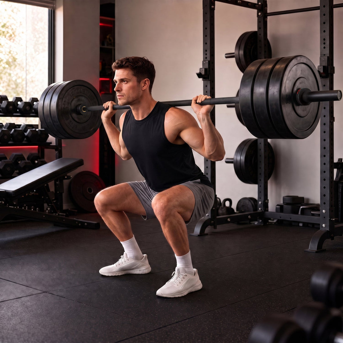 7ft Olympic Barbell, 2000 lb Capacity