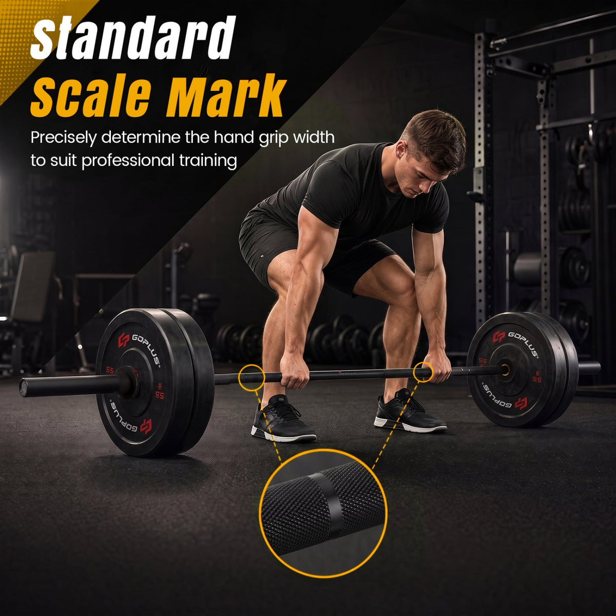 7ft Olympic Barbell, 2000 lb Capacity