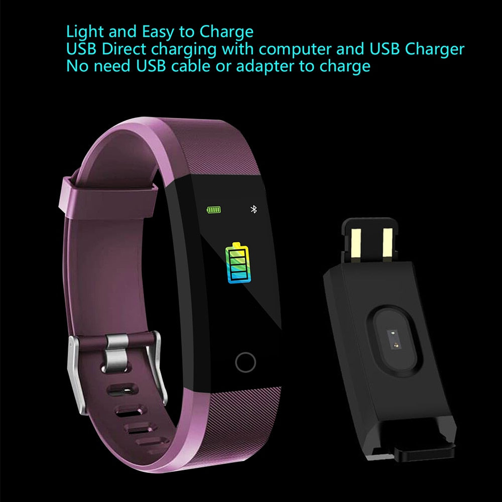 115Plus Fitness Tracker with Heart Rate & SpO2