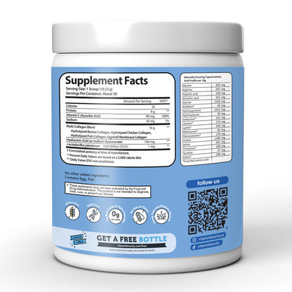 Multi Collagen Complex + with Vitamin C & Hyaluronic Acid