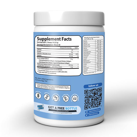 Multi Collagen Complex + with Vitamin C & Hyaluronic Acid