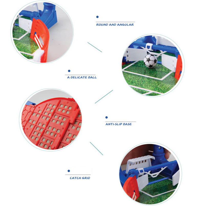 Tabletop Soccer Game, Portable Mini Football Kit
