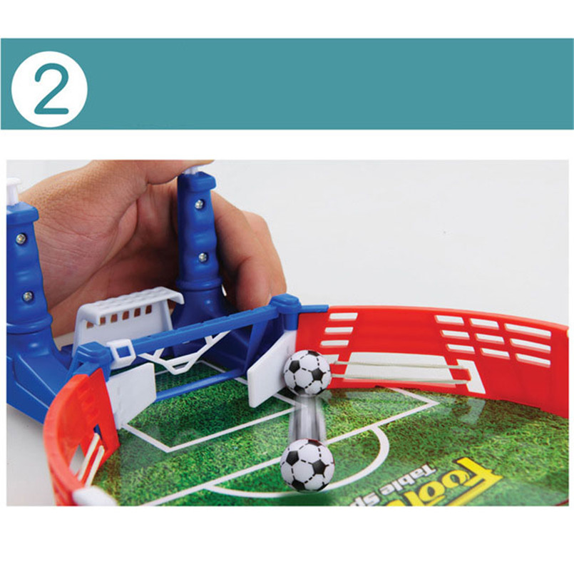 Tabletop Soccer Game, Portable Mini Football Kit