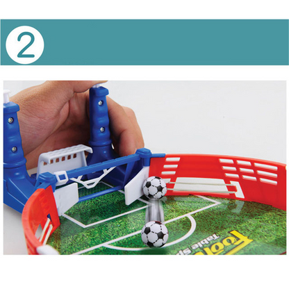 Tabletop Soccer Game, Portable Mini Football Kit