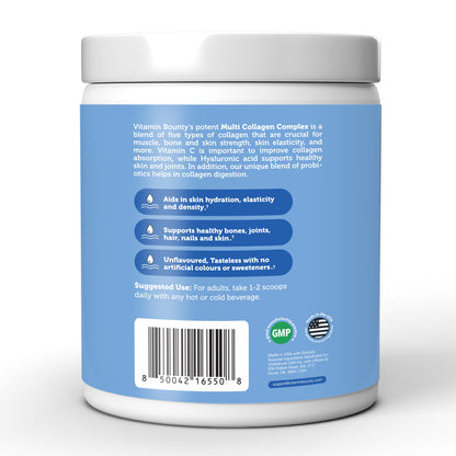 Multi Collagen Complex + with Vitamin C & Hyaluronic Acid