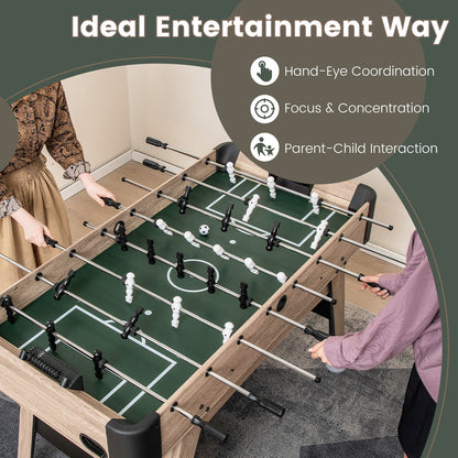54" Foosball Table, Natural