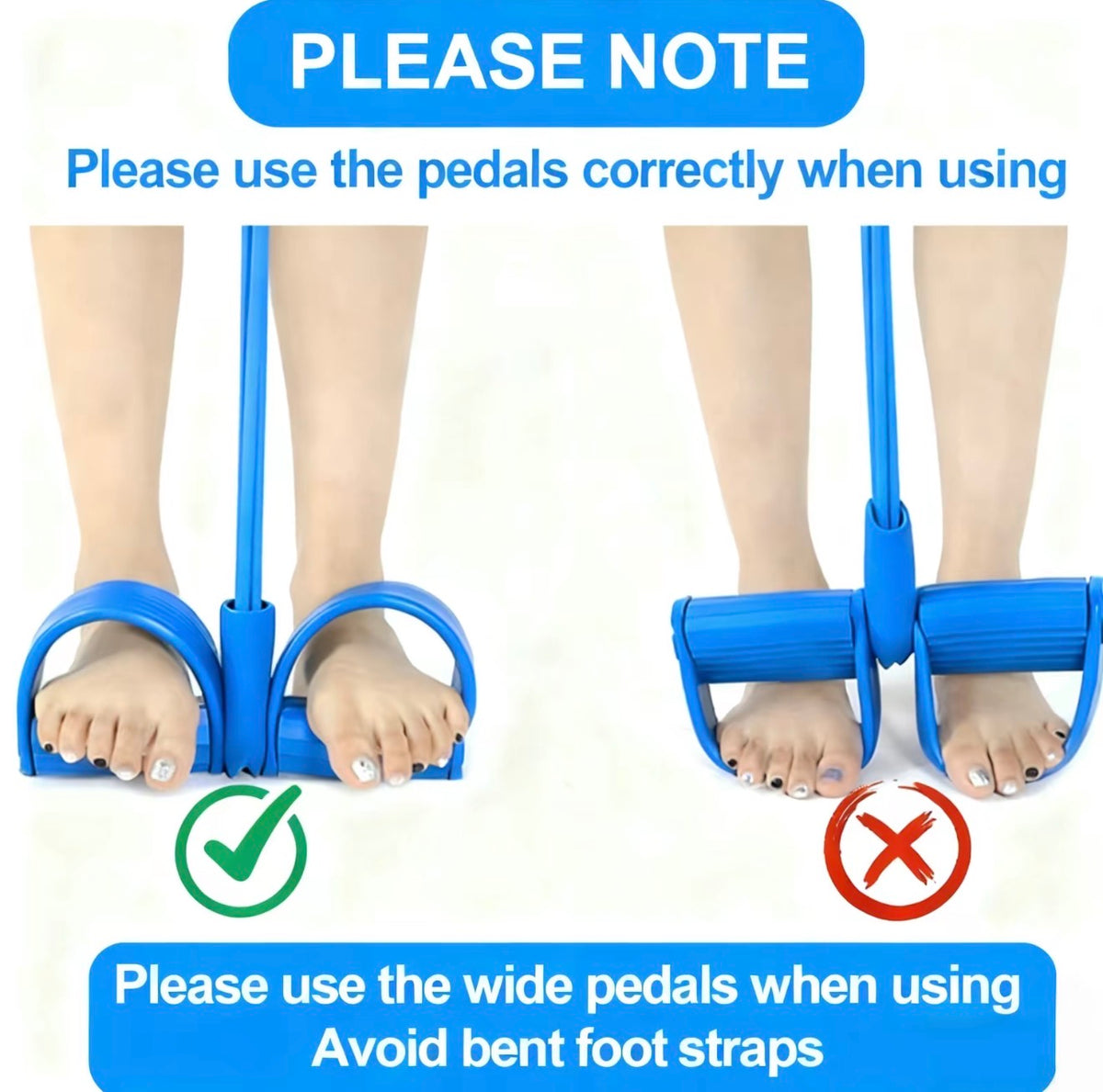 PowerPedal Resistance Bands, Full-Body Workout