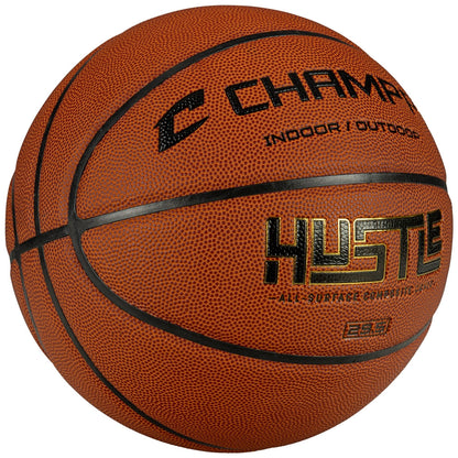 Hustle Indoor/Outdoor Composite Basketball, view 2