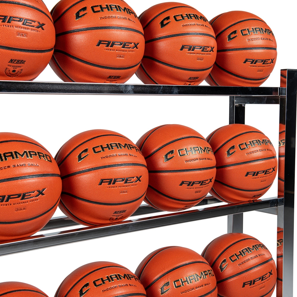Monster Ball Cart, Basketball Storage Rack, view 2