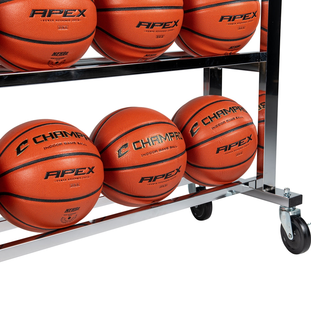 Monster Ball Cart, Basketball Storage Rack, view 4