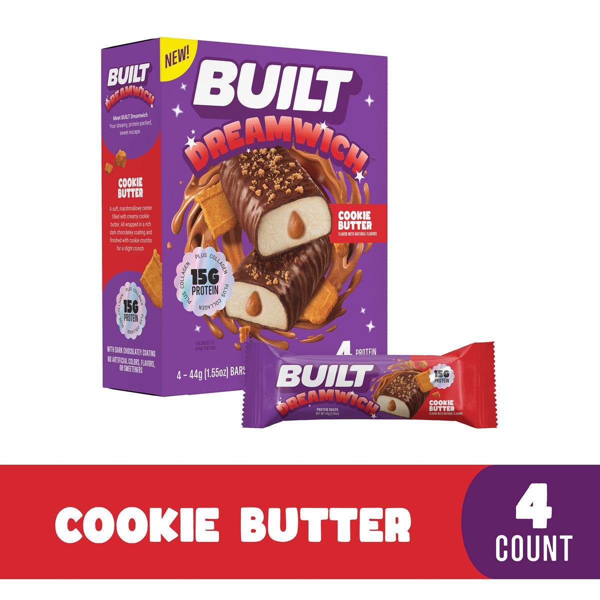 Dreamwich Cookie Butter Protein Snack