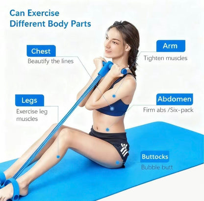 PowerPedal Resistance Bands, Full-Body Workout