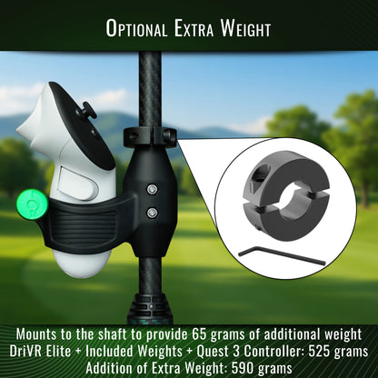 DriVR Elite VR Golf Club for Meta Quest