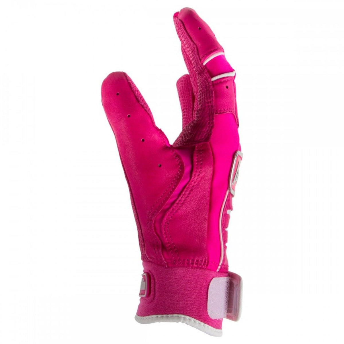 Franklin CFX Chrome Men's Batting Gloves, Pink, view 2