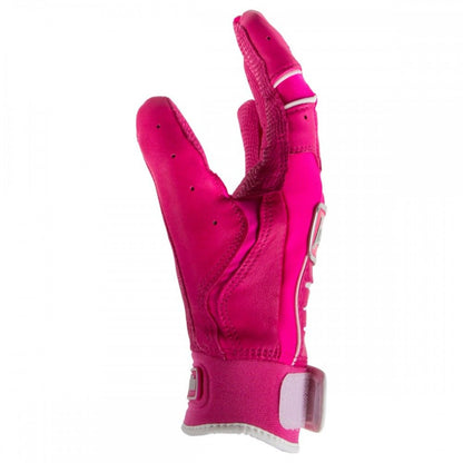 Franklin CFX Chrome Men's Batting Gloves, Pink, view 2