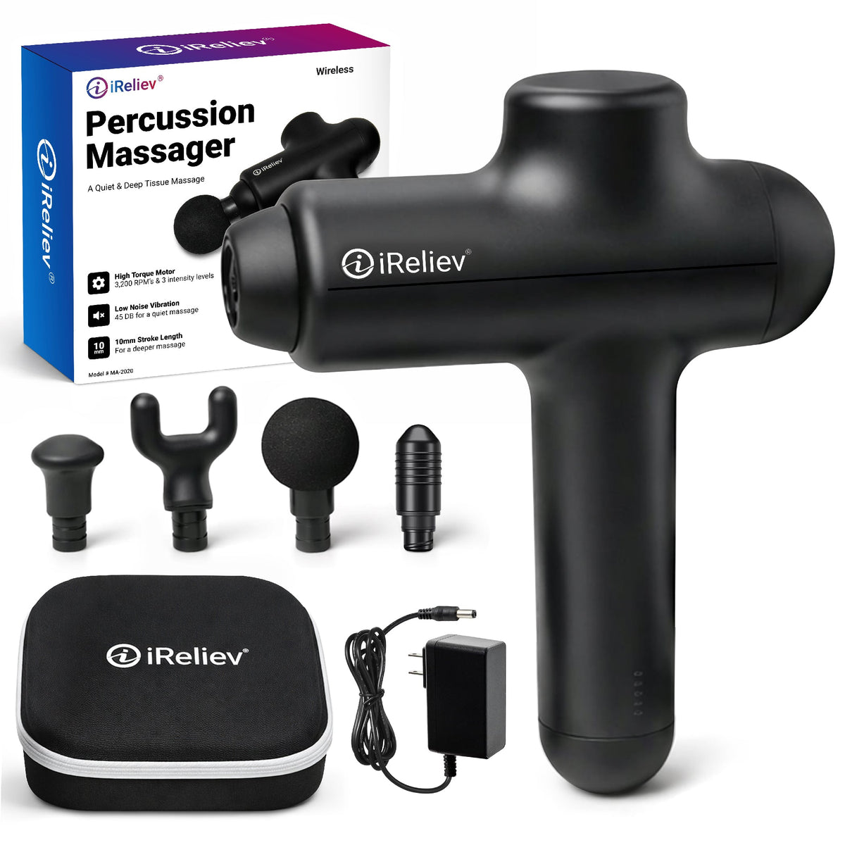 iReliev Percussion Massage Gun