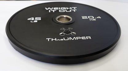 'Thumper' Thin Bumper Plates, Sold in Pairs