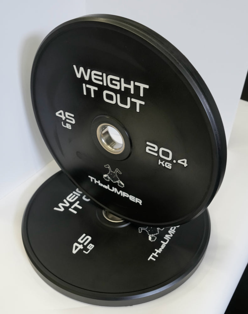 'Thumper' Thin Bumper Plates, Sold in Pairs