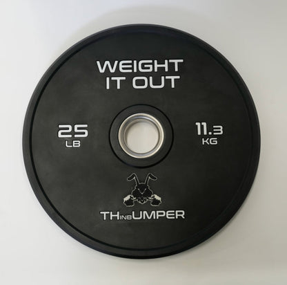 'Thumper' Thin Bumper Plates, Sold in Pairs