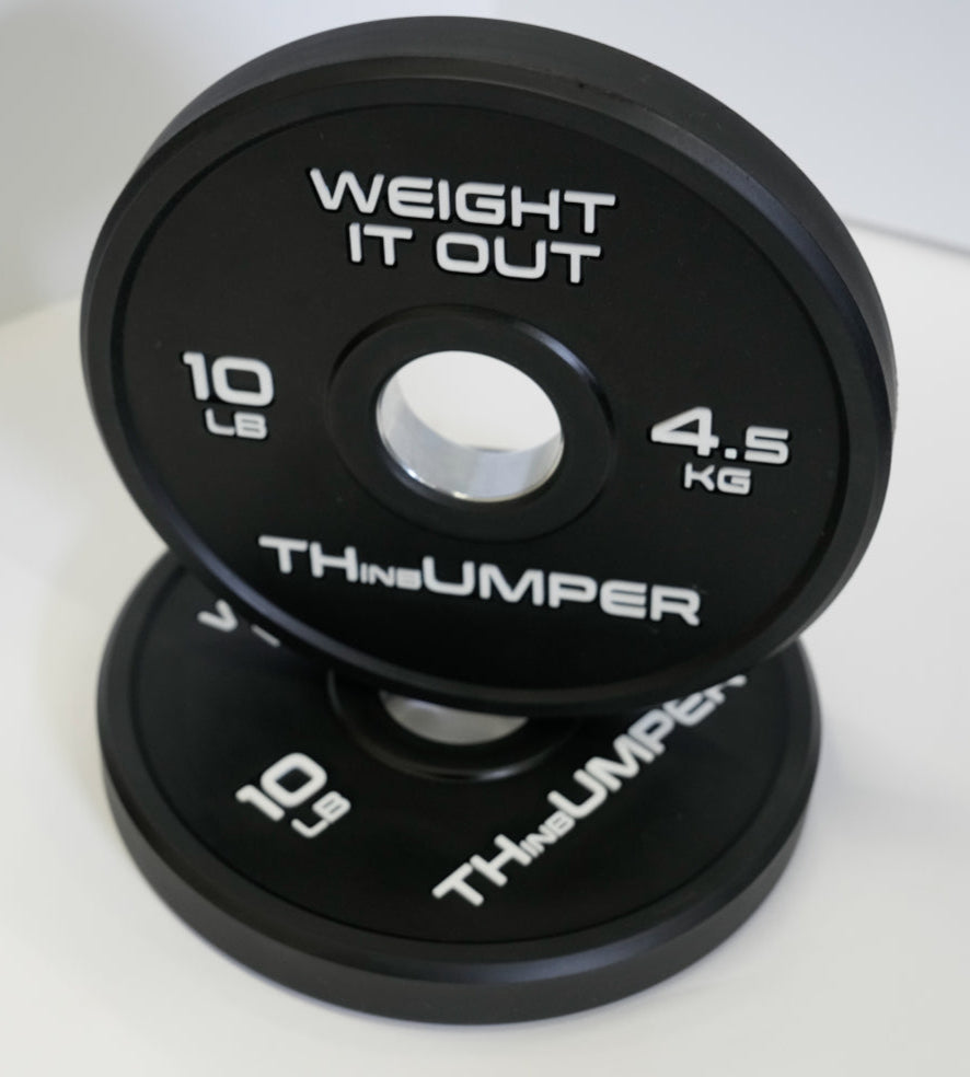 'Thumper' Thin Bumper Plates, Sold in Pairs