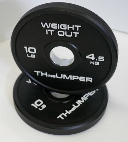 'Thumper' Thin Bumper Plates, Sold in Pairs