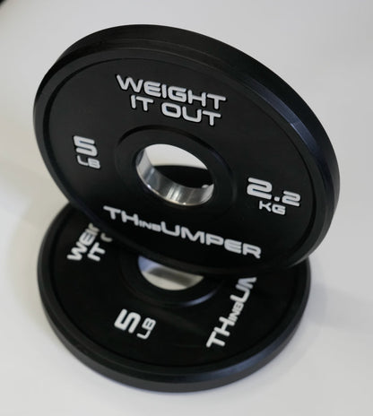 'Thumper' Thin Bumper Plates, Sold in Pairs