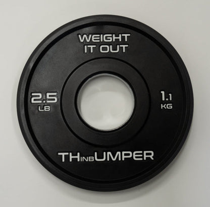 'Thumper' Thin Bumper Plates, Sold in Pairs