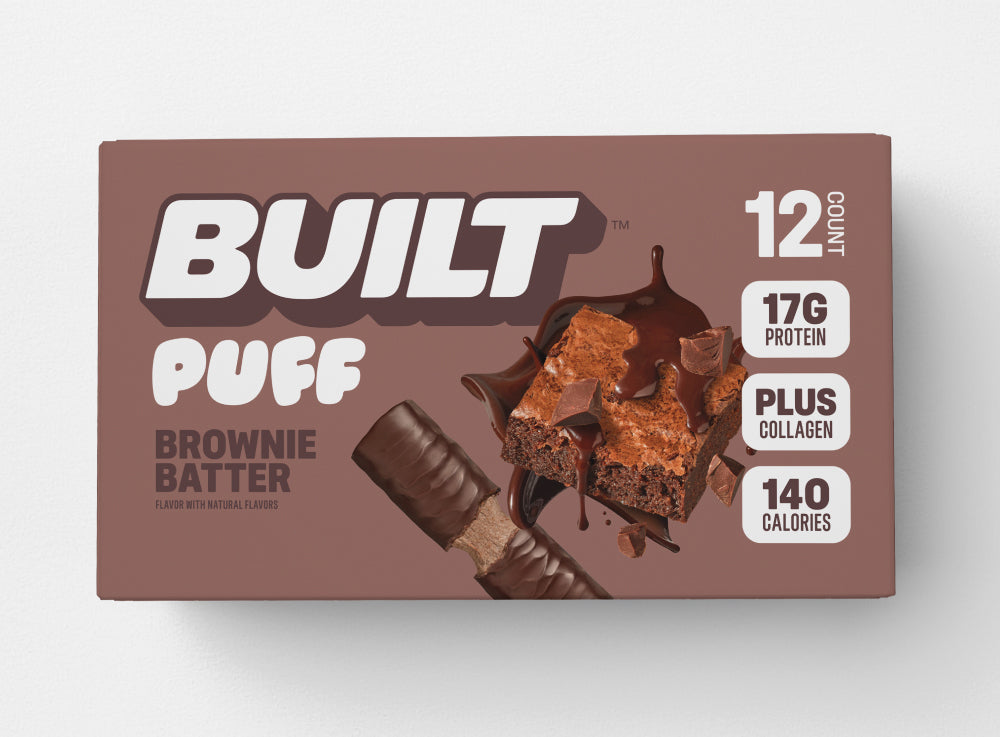 BUILT Brownie Batter Protein Puff