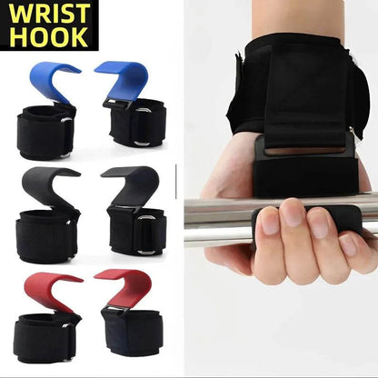 Non-Slip Weight Lifting Hooks, 2-Piece