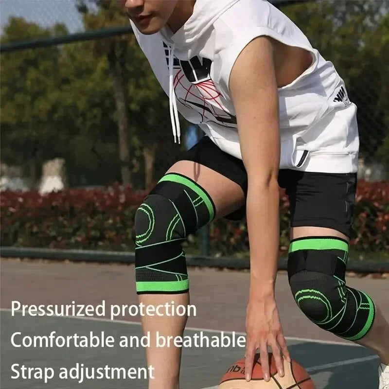 Knee Compression Sleeve with Adjustable Straps, view 4