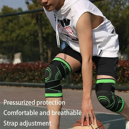 Knee Compression Sleeve with Adjustable Straps, view 4
