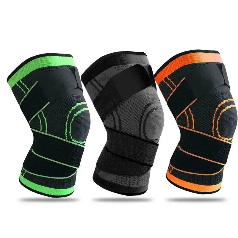 Knee Compression Sleeve with Adjustable Straps, view 5