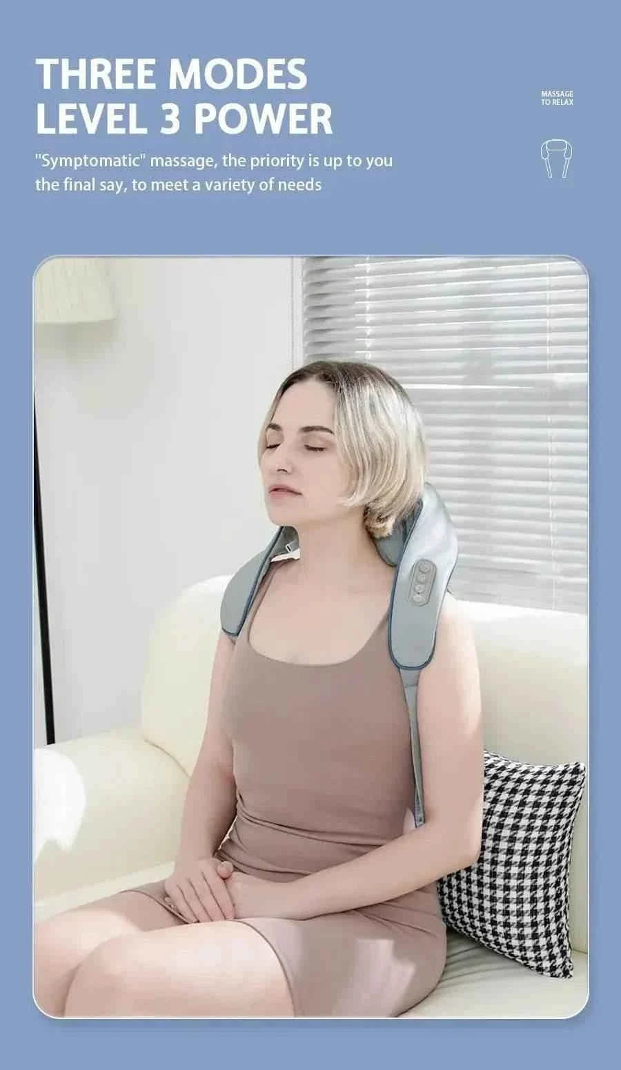 Smart Neck Massager, Multifunctional