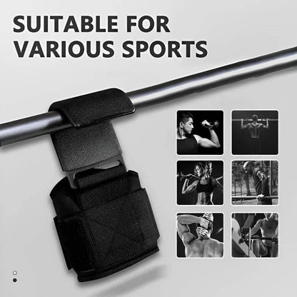 Non-Slip Weight Lifting Hooks, 2-Piece, view 3