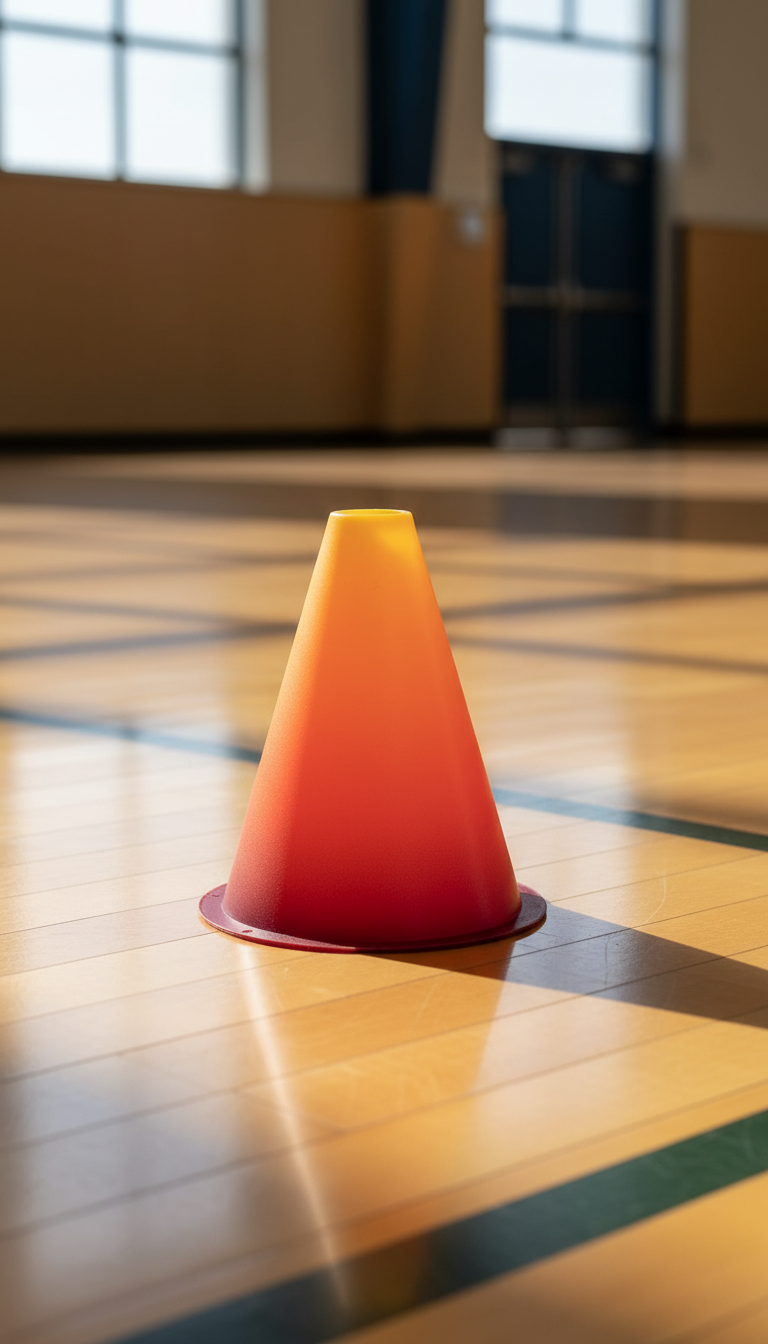 Sports Training Cone in a new setting