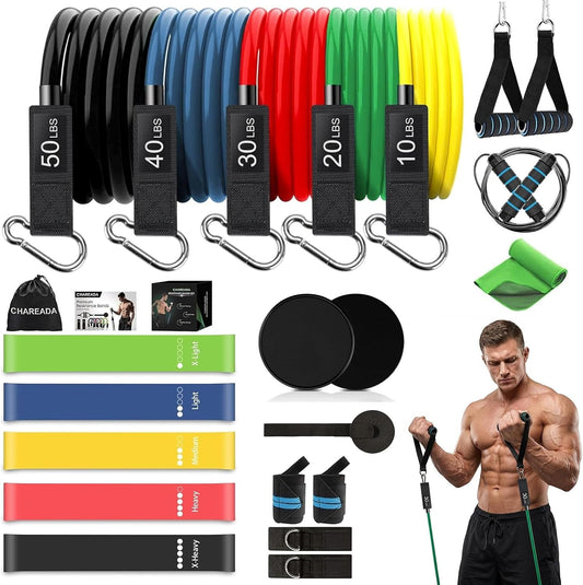 23-Piece Resistance Band Set
