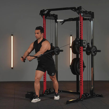 HR05 Plate-Loaded Half Rack Functional Trainer