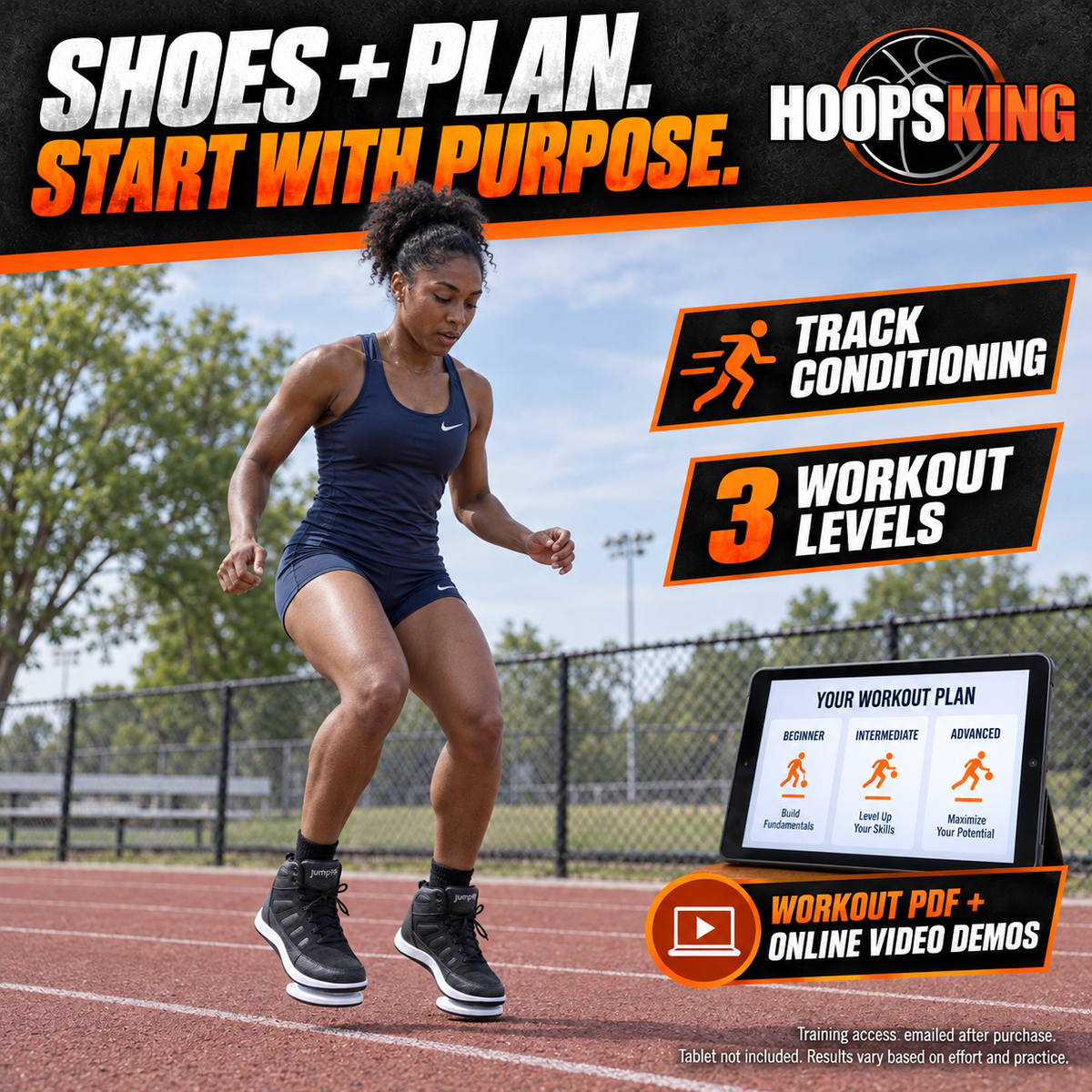 Jump 99 Plyometric Strength Training Shoes for Vertical Jump & Speed
