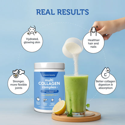 Multi Collagen Complex + with Vitamin C & Hyaluronic Acid