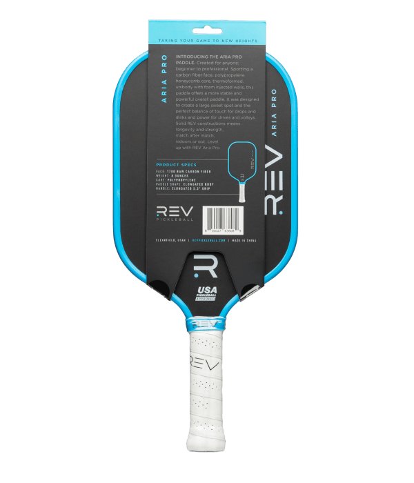 REV Aria Pro Carbon Fiber Pickleball Paddle