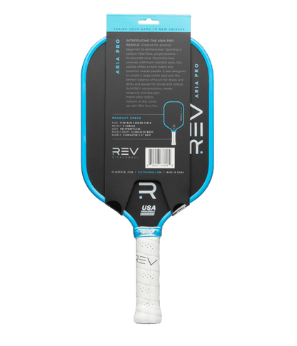 REV Aria Pro Carbon Fiber Pickleball Paddle