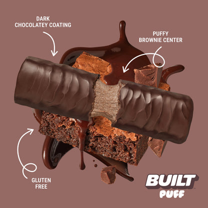 BUILT Brownie Batter Protein Puff, view 3